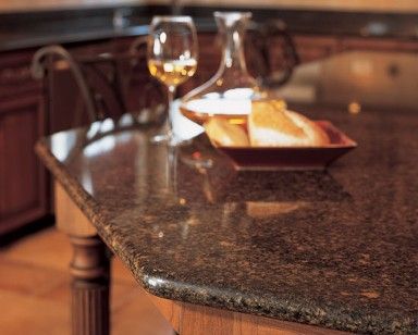 Granite makes an excellent medium for countertops, as it is the most 